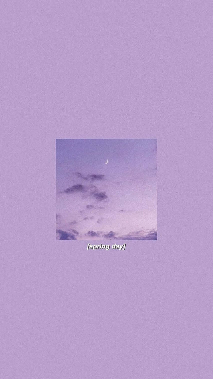 Pastel Purple Spring Day Aesthetic Wallpaper