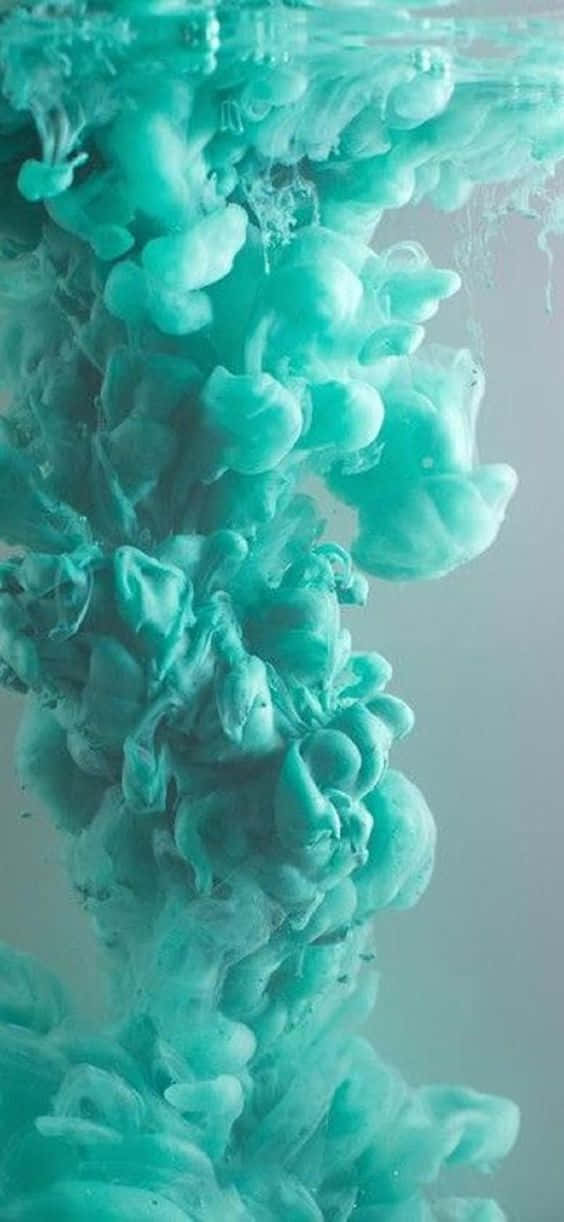 Pastel Teal Ink Clouds.jpg Wallpaper