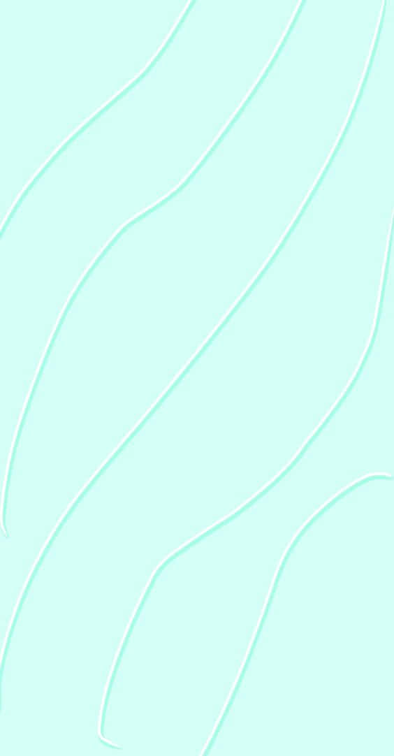 Pastel Teal Waves Background Wallpaper