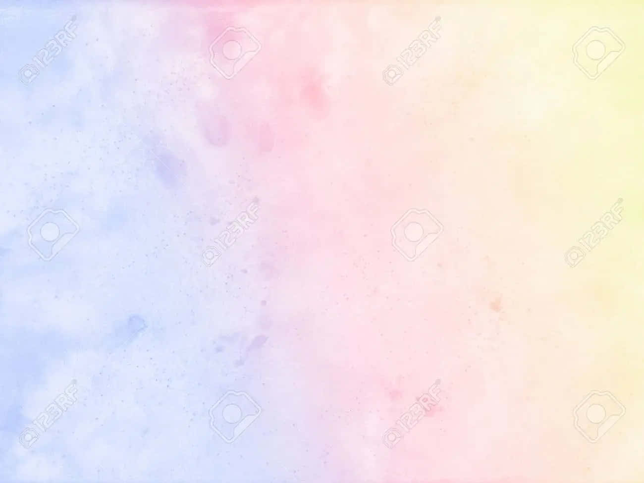 Pastel Watercolor Pink Blue Yellow Colors Wallpaper