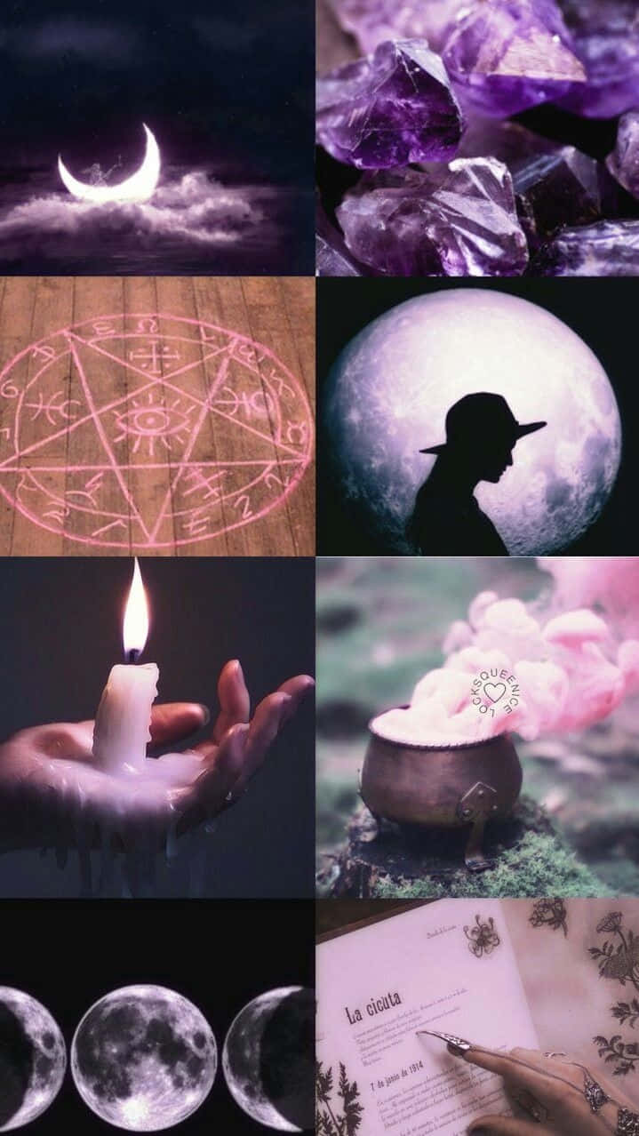 Pastel_ Witch_ Aesthetic_ Collage.jpg Wallpaper