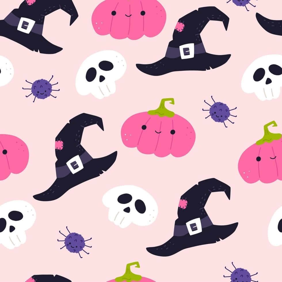 Pastel_ Witch_ Pattern_ Background Wallpaper