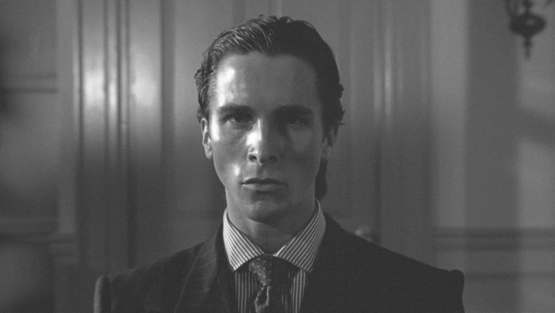 Patrick Bateman Portrait Wallpaper