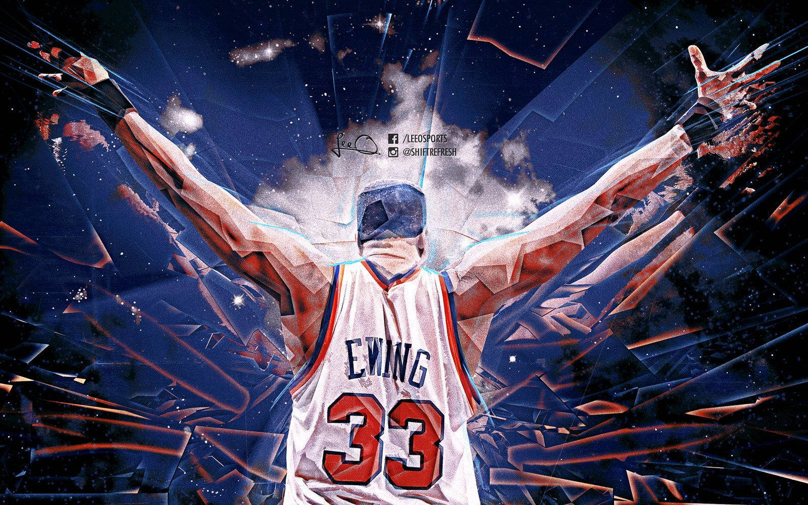 Patrick Ewing, Nba Legend Wallpaper