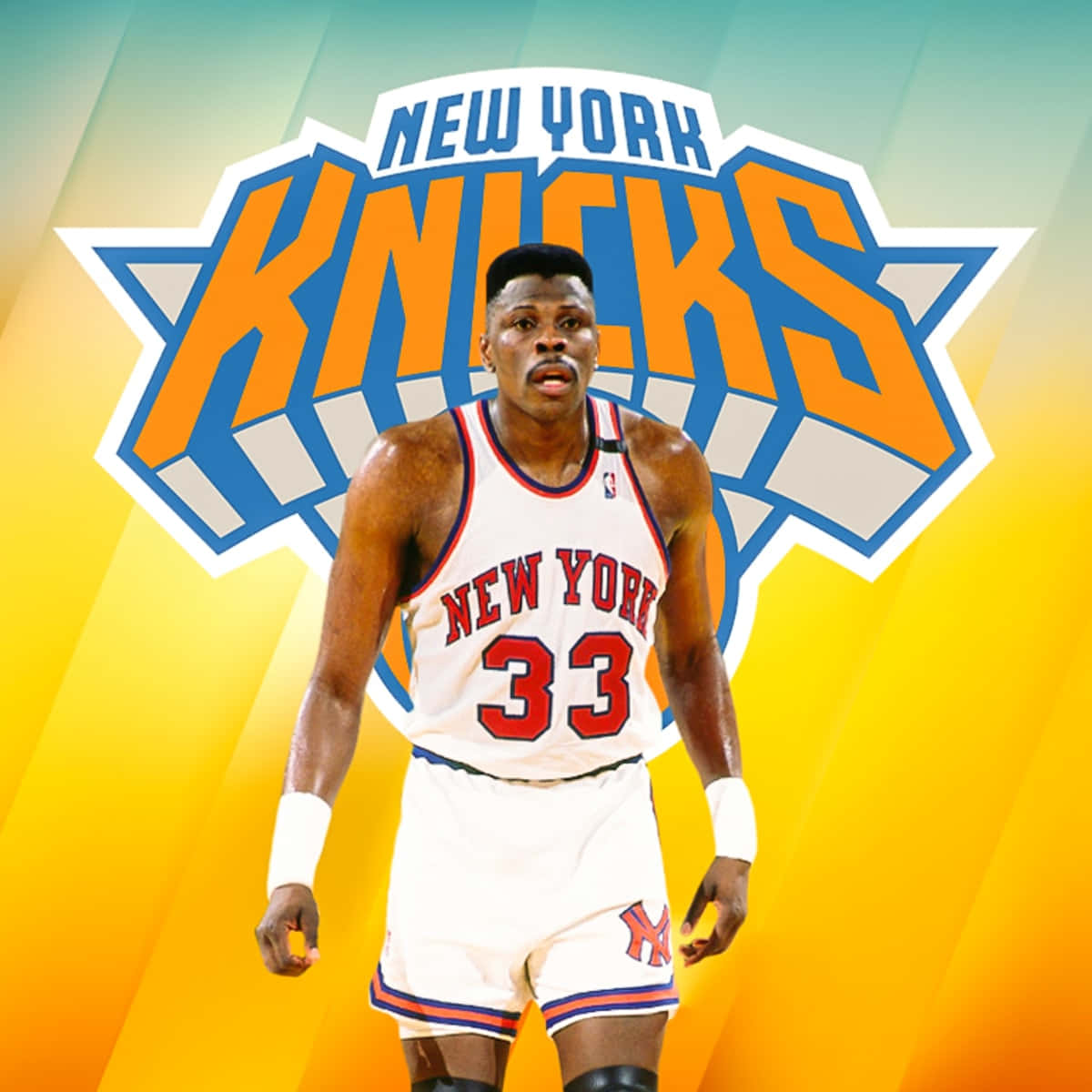 Patrick Ewing New York Knicks Fanart Wallpaper