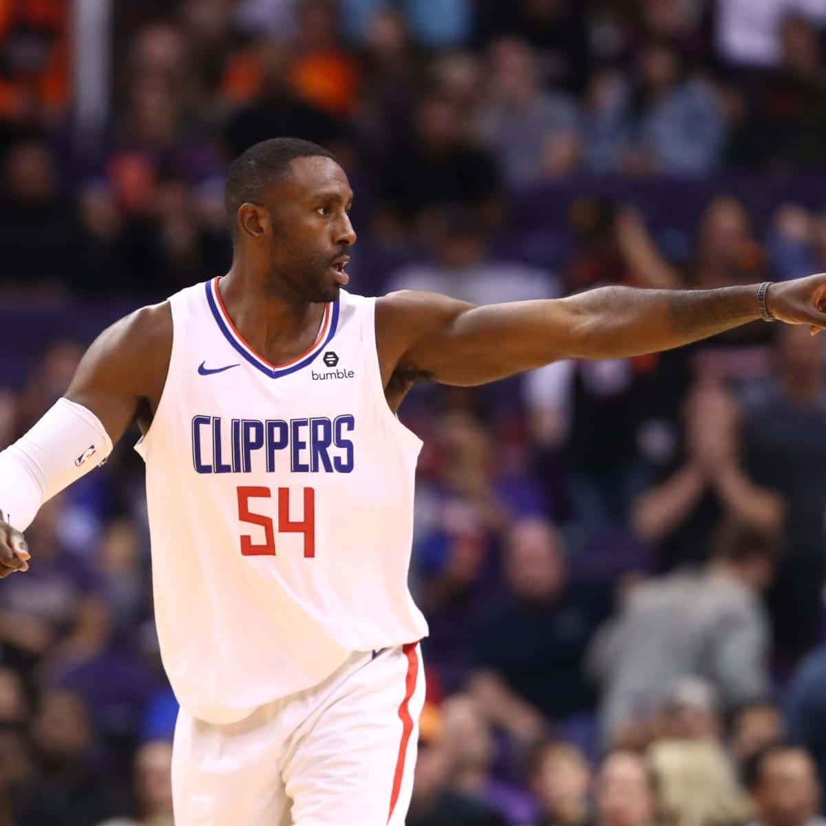 Patrick Patterson Clippers Action Shot Wallpaper