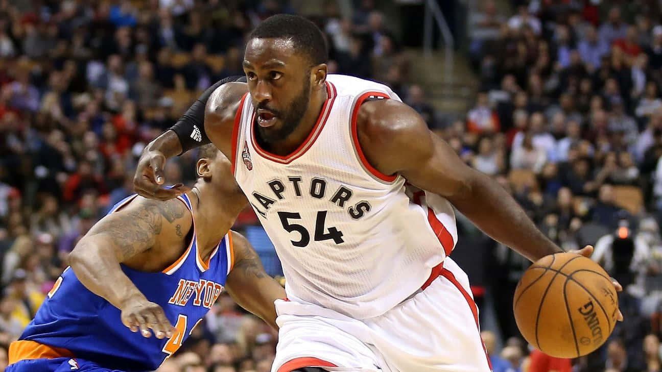 Patrick Patterson Toronto Raptors Action Wallpaper