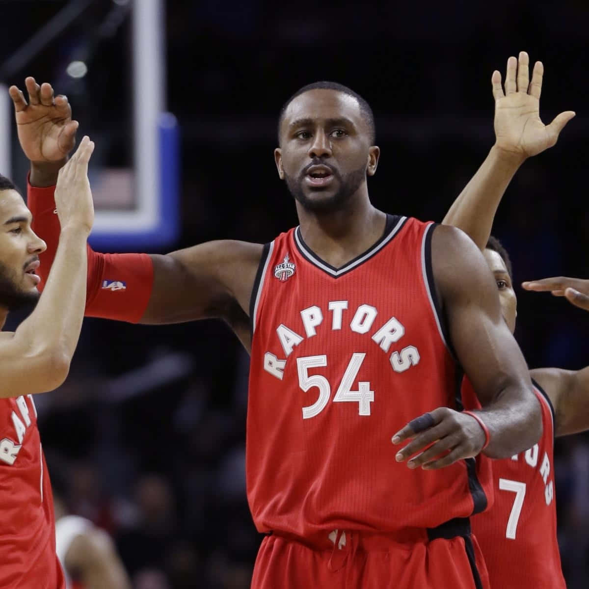 Patrick Patterson Toronto Raptors Court Action Wallpaper