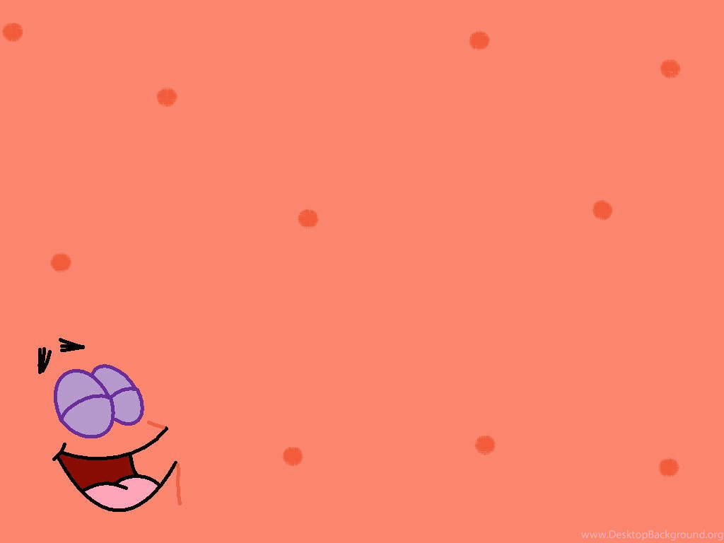 Patrick Star Happy Face Wallpaper