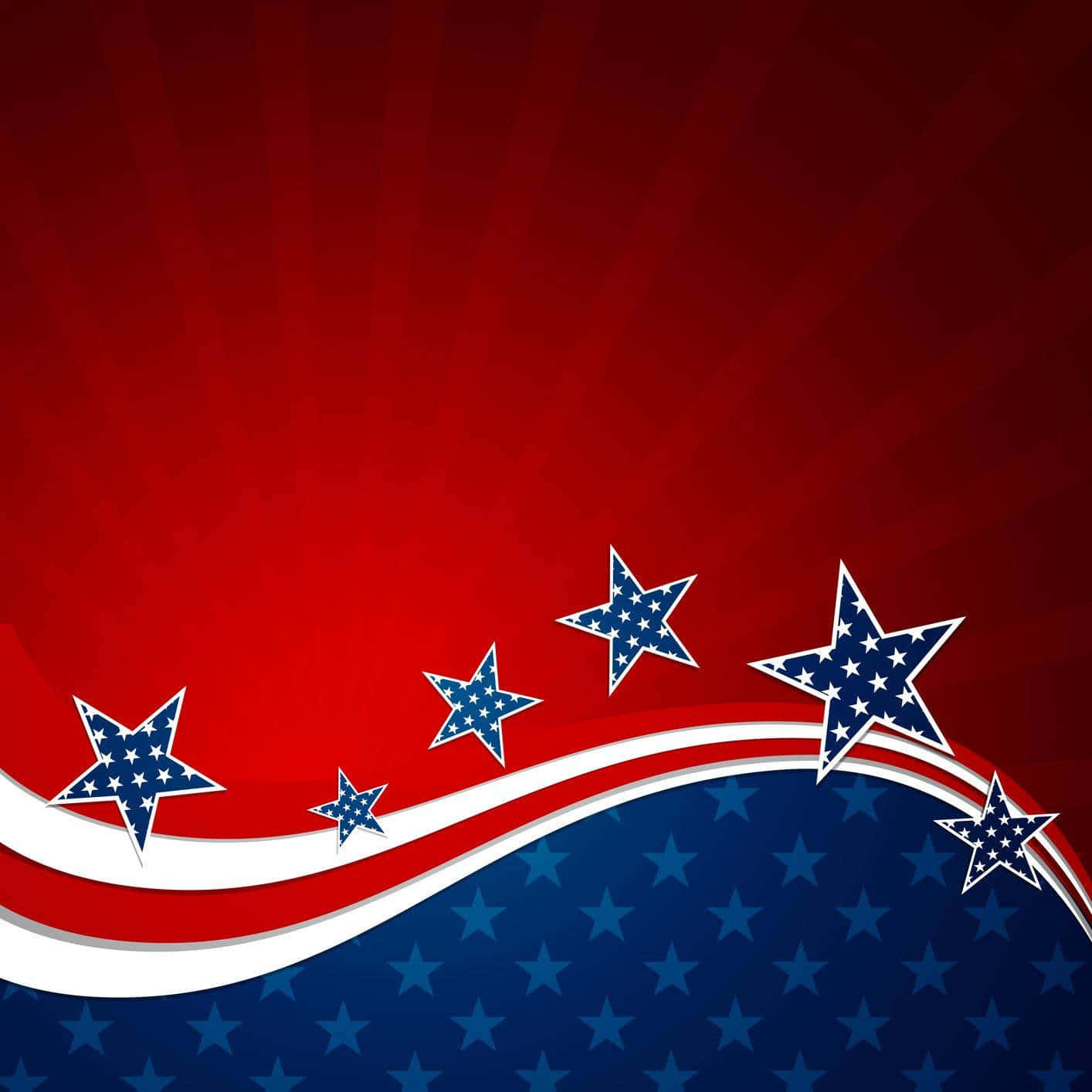 Patriotic Starsand Stripes Background Wallpaper