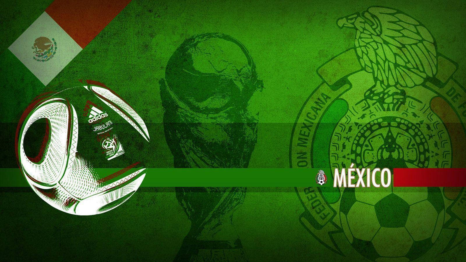 Patriotic World Cup Mexico National Football Team Wallpaper