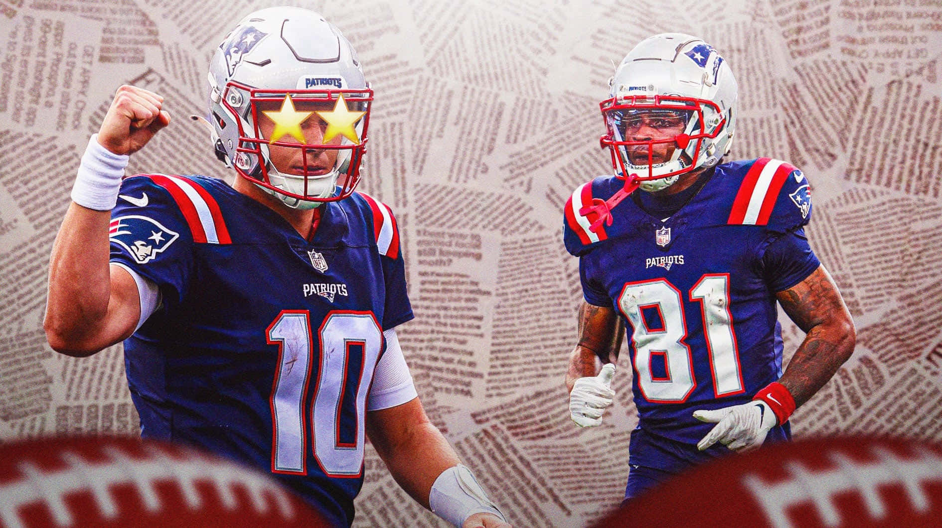 Patriots Players Celebration Artwork Wallpaper