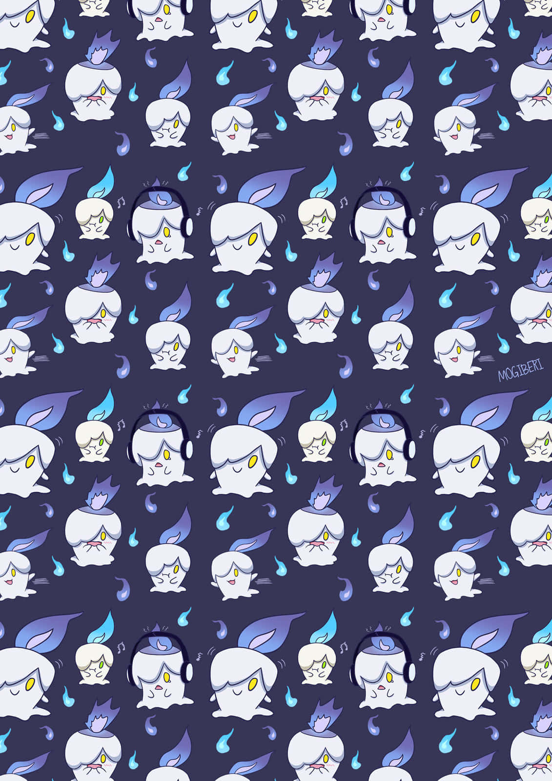 Patterened Litwick Wallpaper