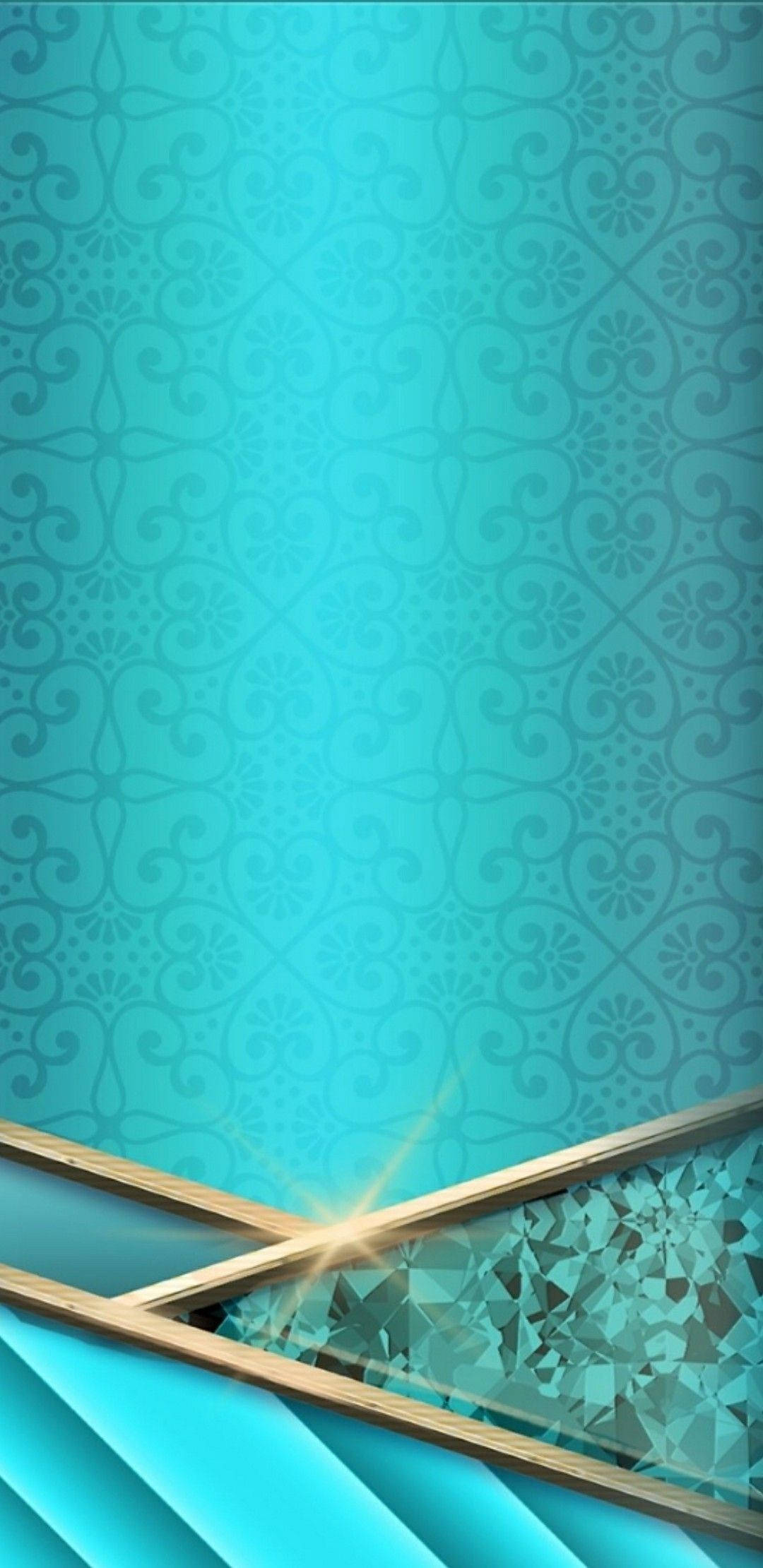 Pattern Dark Teal Iphone Wallpaper