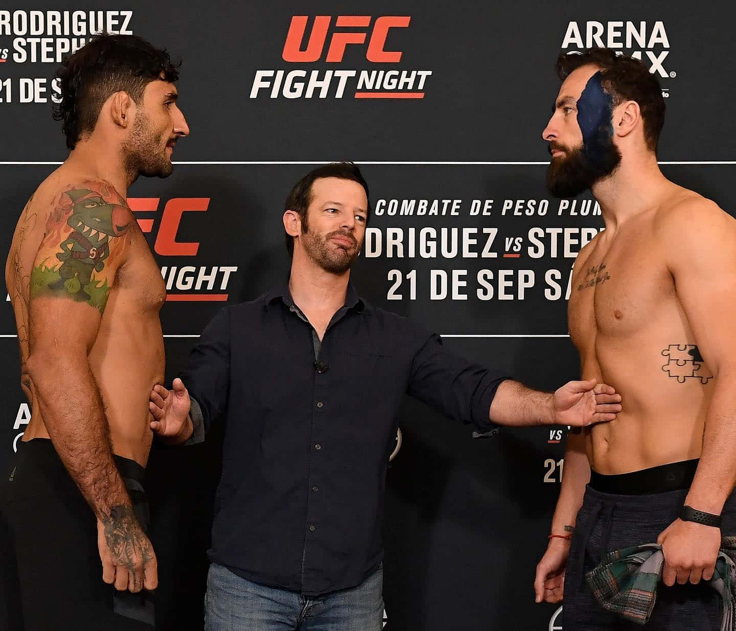 Paul Craig And Vinicius Moreira Weigh-in Wallpaper