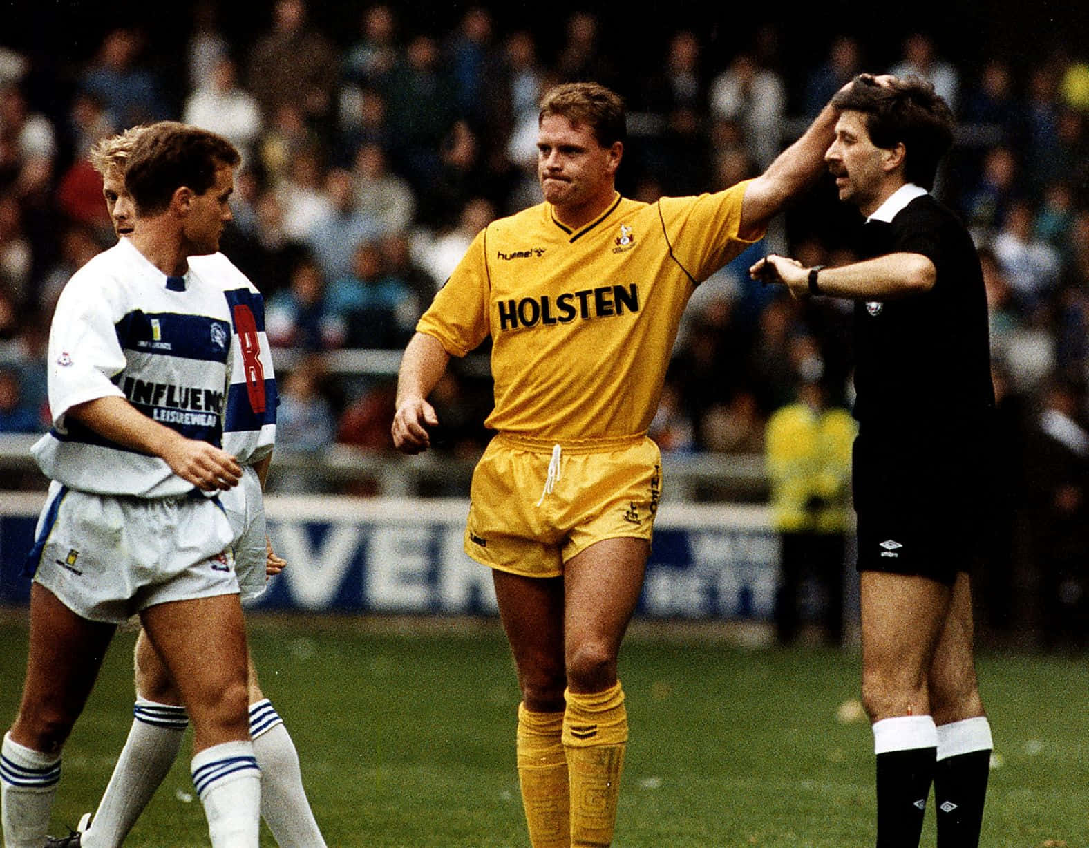 Paul Gascoigne In Action In Yellow Uniform Wallpaper