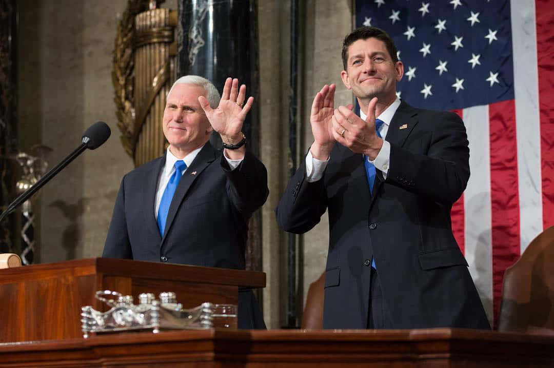 Paul Ryan Delivering A Powerful Speech Wallpaper