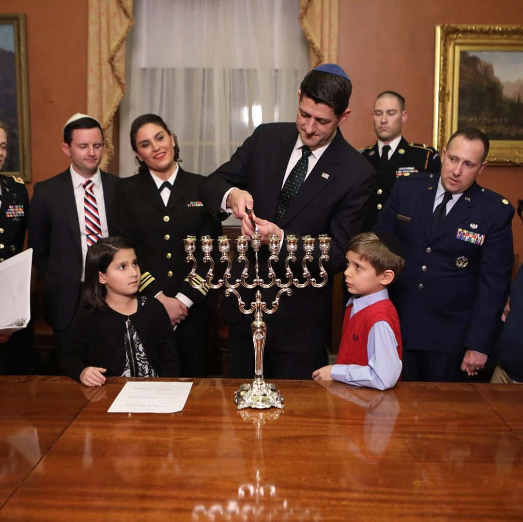 Paul Ryan With Kids Wallpaper