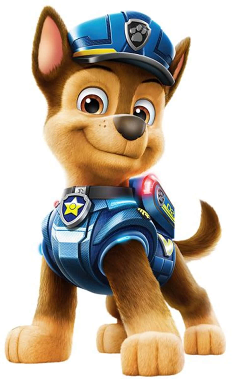 Paw Patrol Dog In Blue Uniform Wallpaper