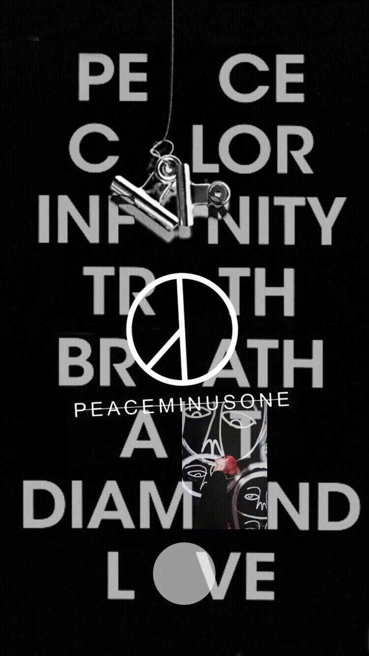 Peaceminusone In Black Wallpaper