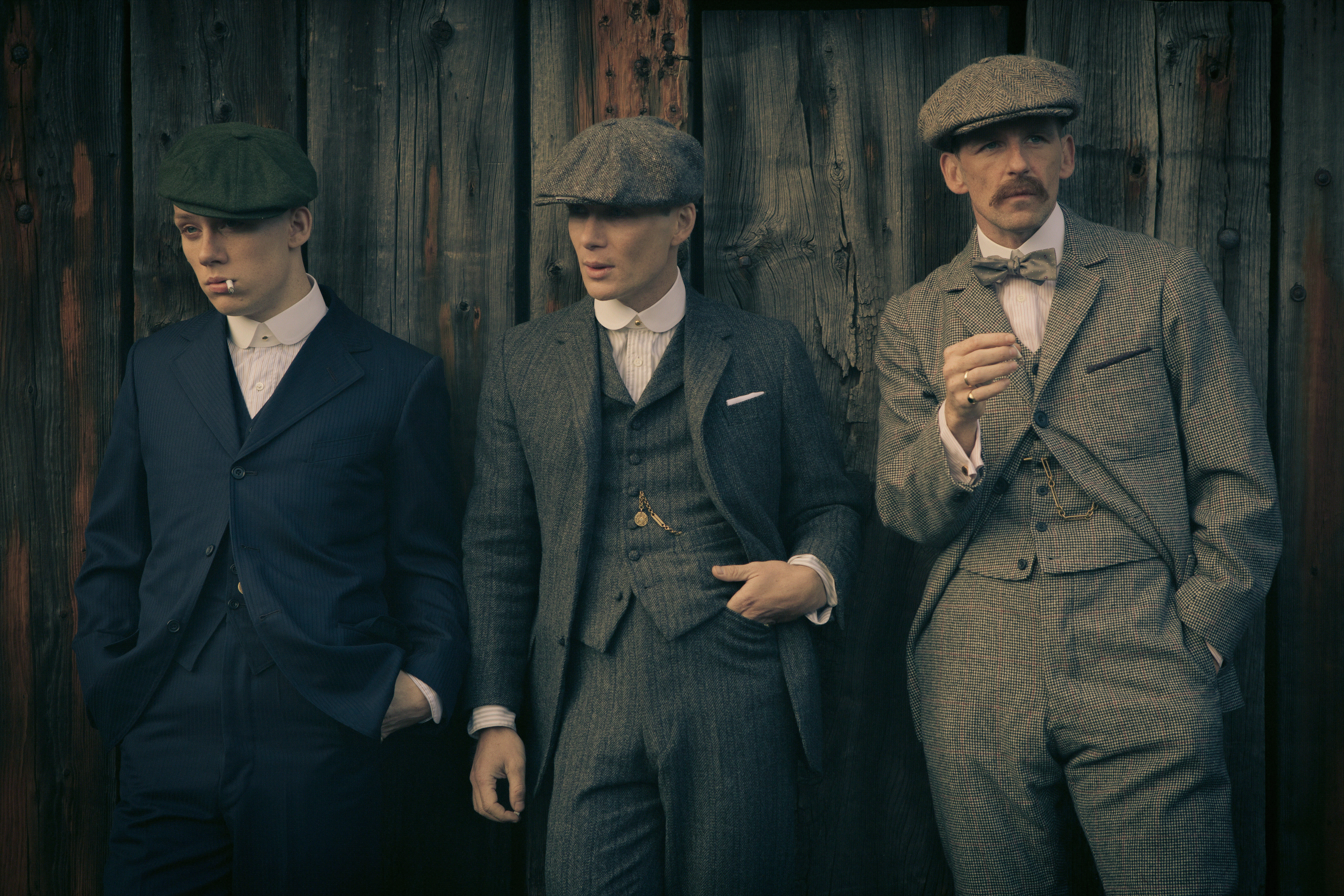 Peaky Blinders Main Male Characters Wallpaper