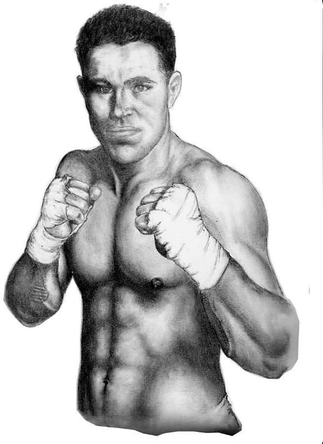 Pencil Sketch Of Jake Shields Wallpaper