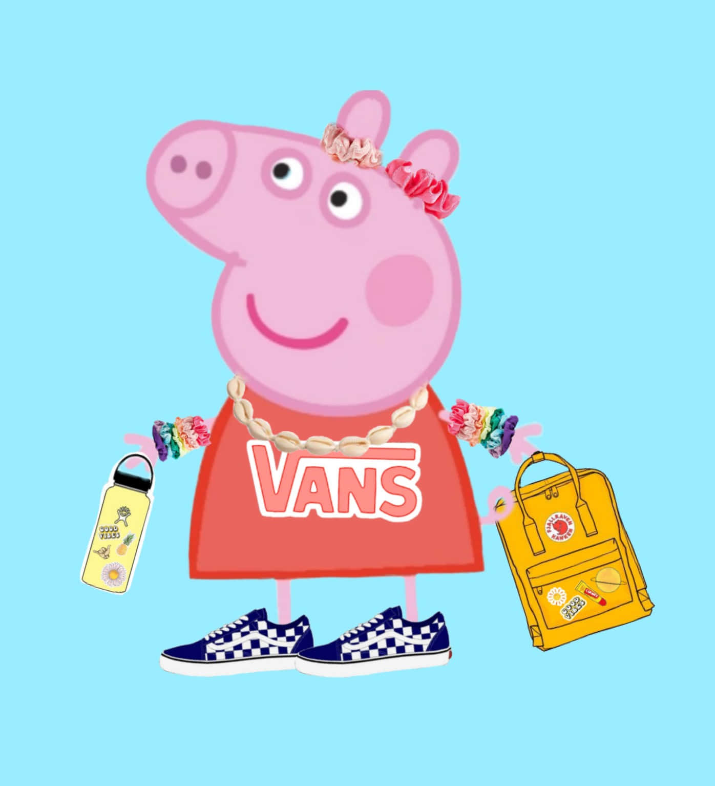 Pep Pig Vans - Pep Pig Vans Wallpaper