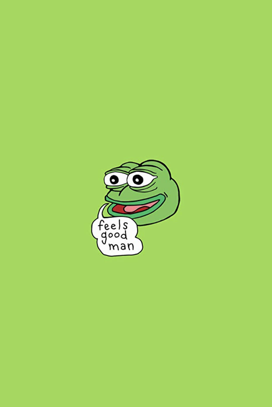 Pepe The Frog Feels Good Man Wallpaper