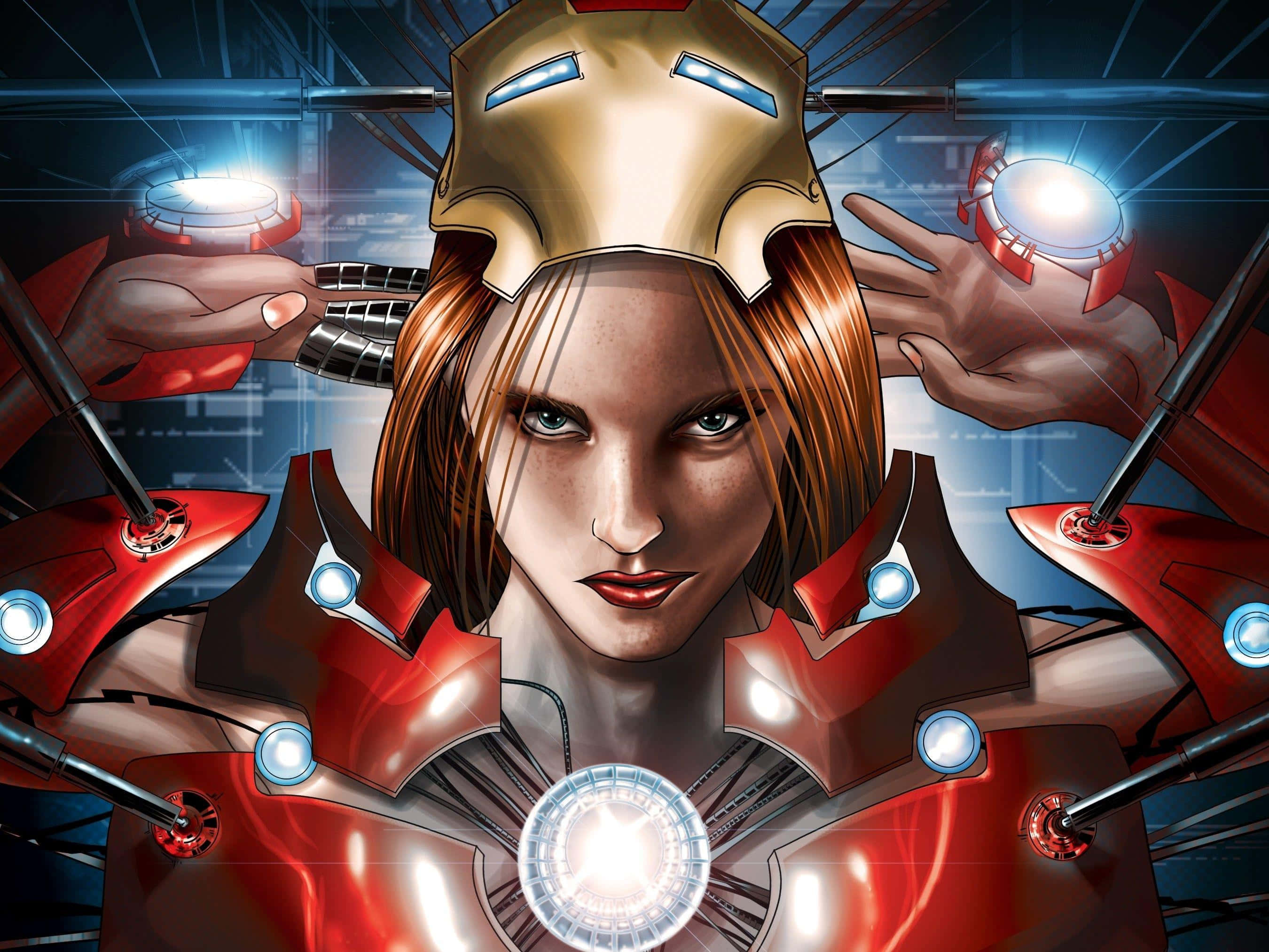 Pepper Potts - The Powerhouse Behind Stark Industries Wallpaper