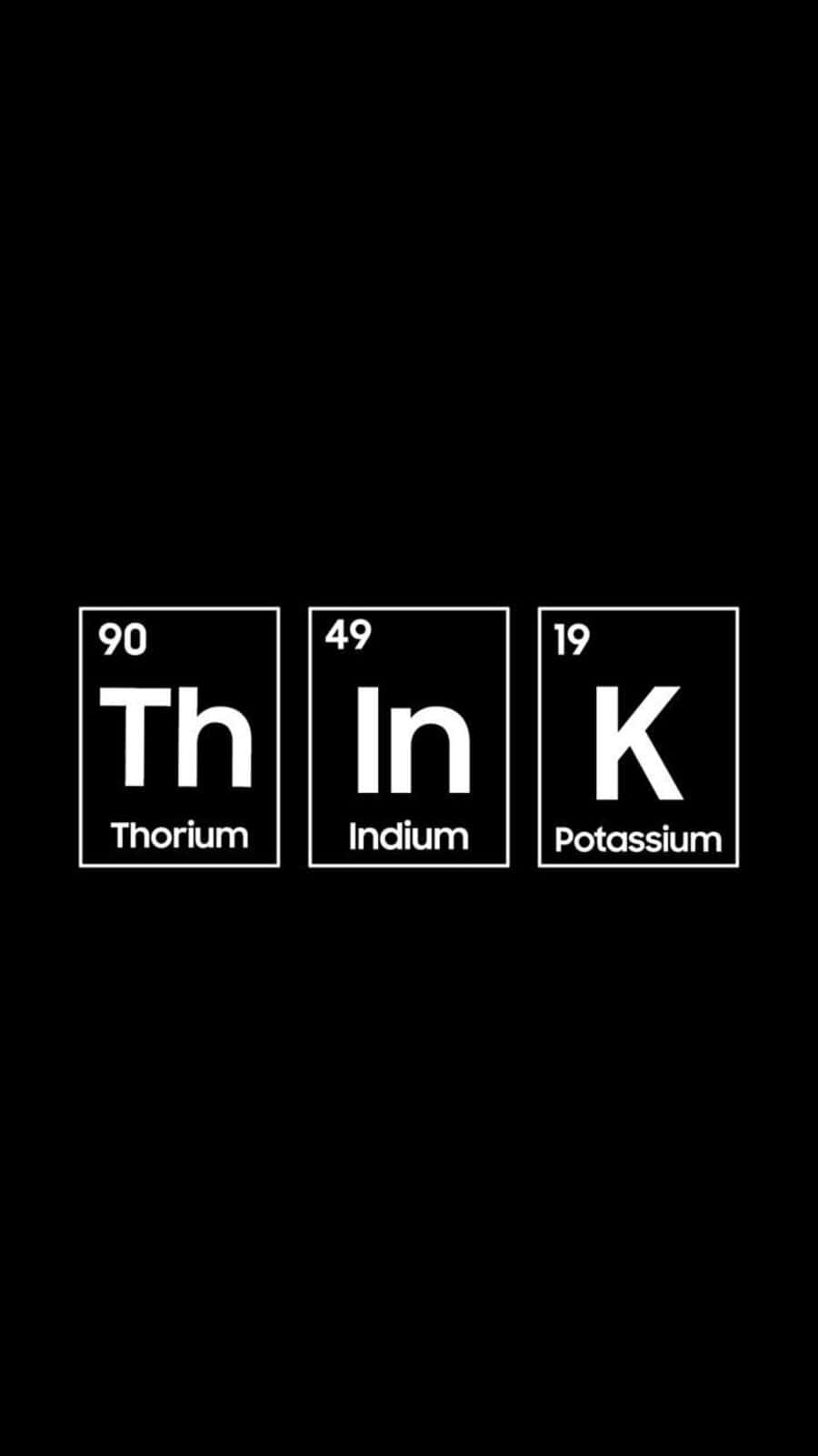 Periodic Table Think Wordplay Wallpaper