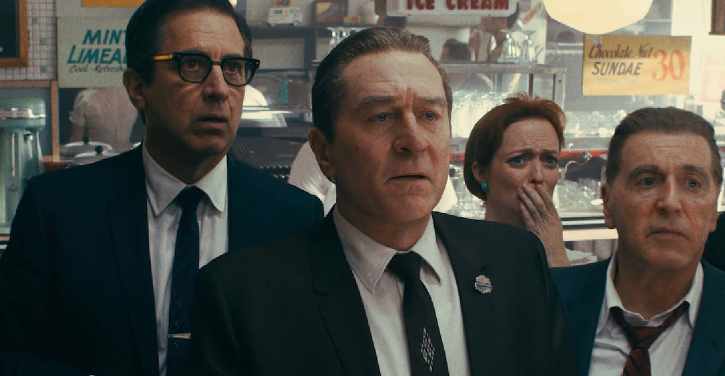 Perplexed Associates In The Irishman Movie Wallpaper