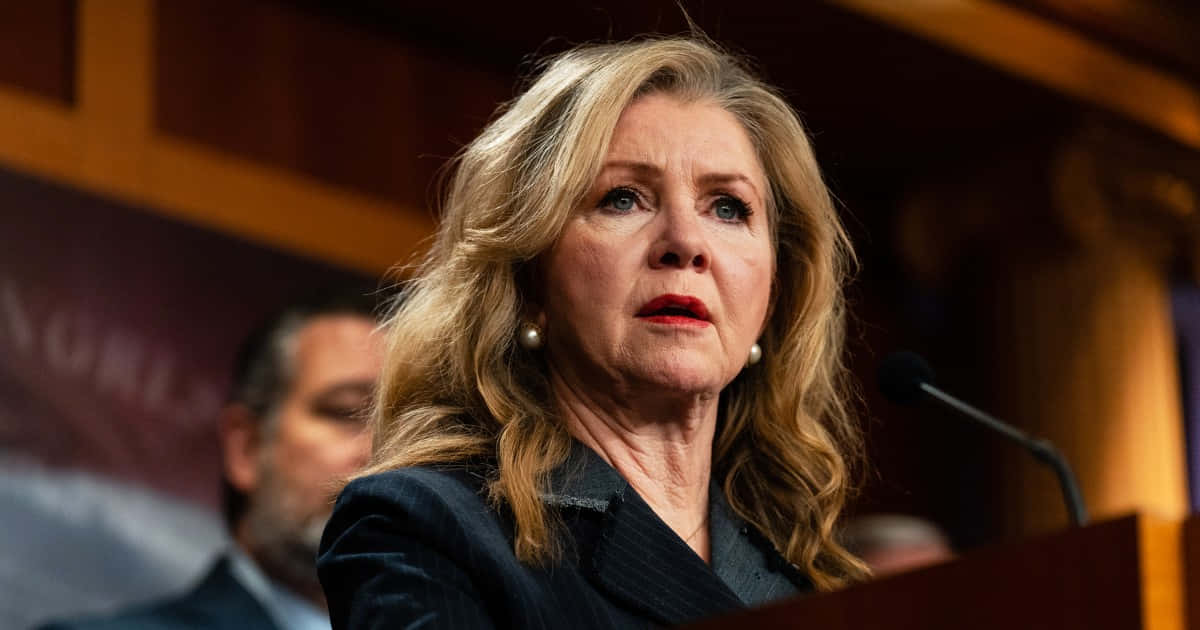 Perplexed Marsha Blackburn Wallpaper