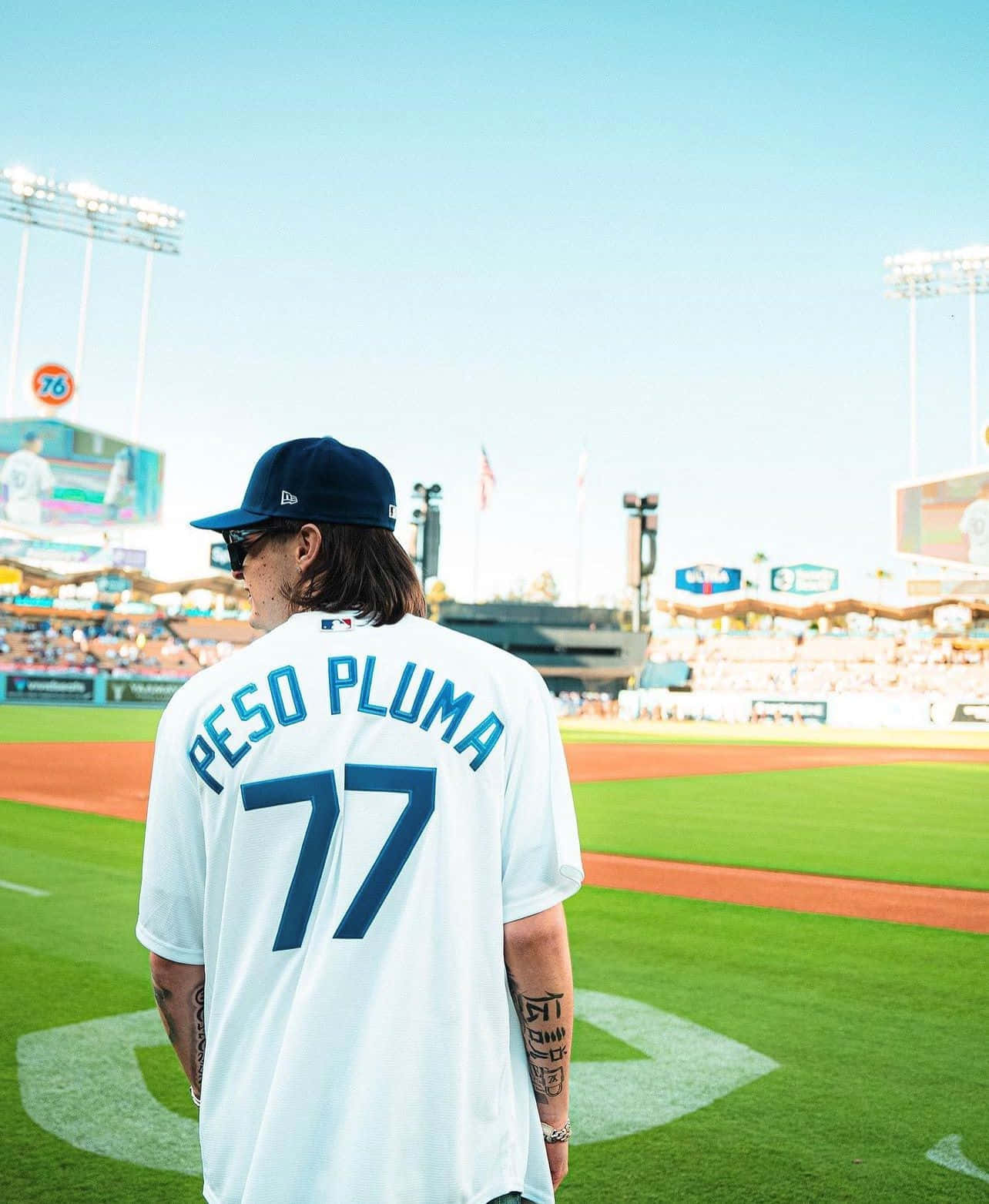 Peso Pluma Baseball Jersey77 Wallpaper