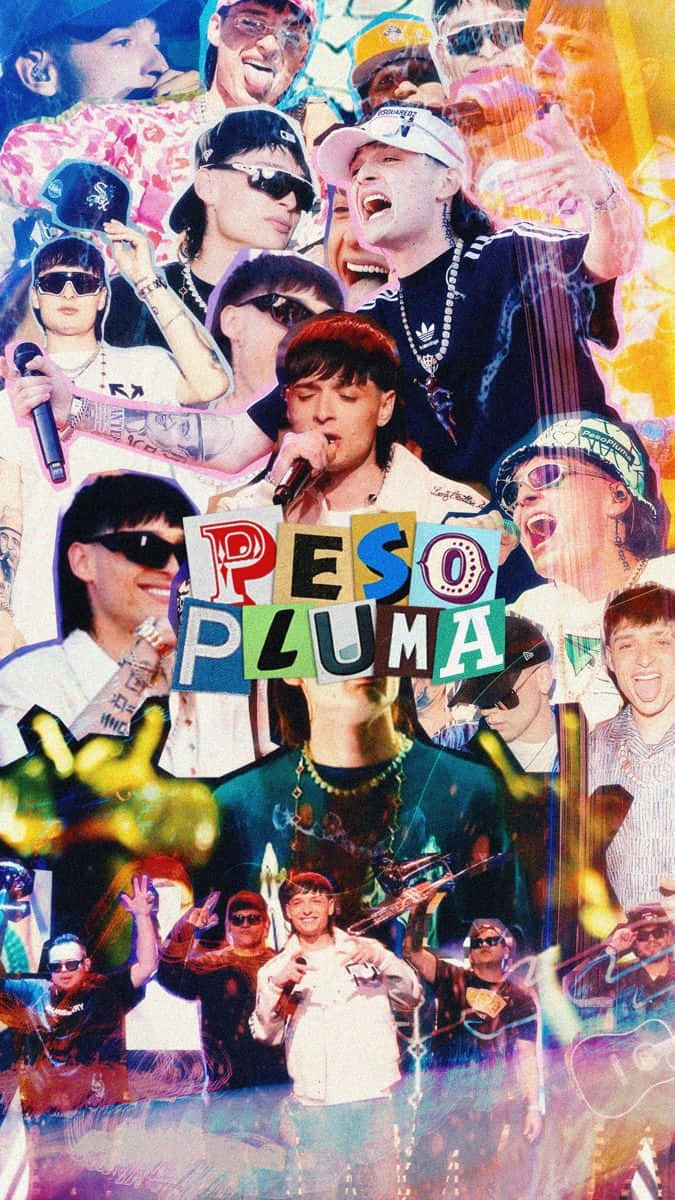 Peso Pluma Collage Aesthetic Wallpaper