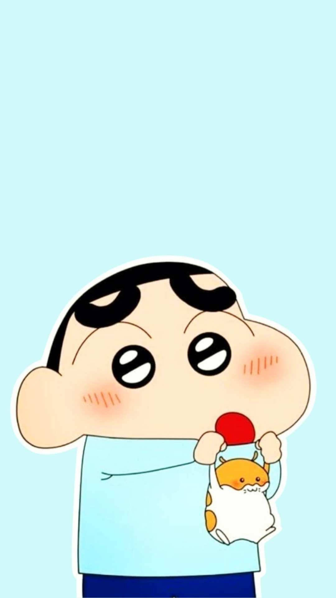 Pet Hamster Of Shin Chan Iphone Wallpaper