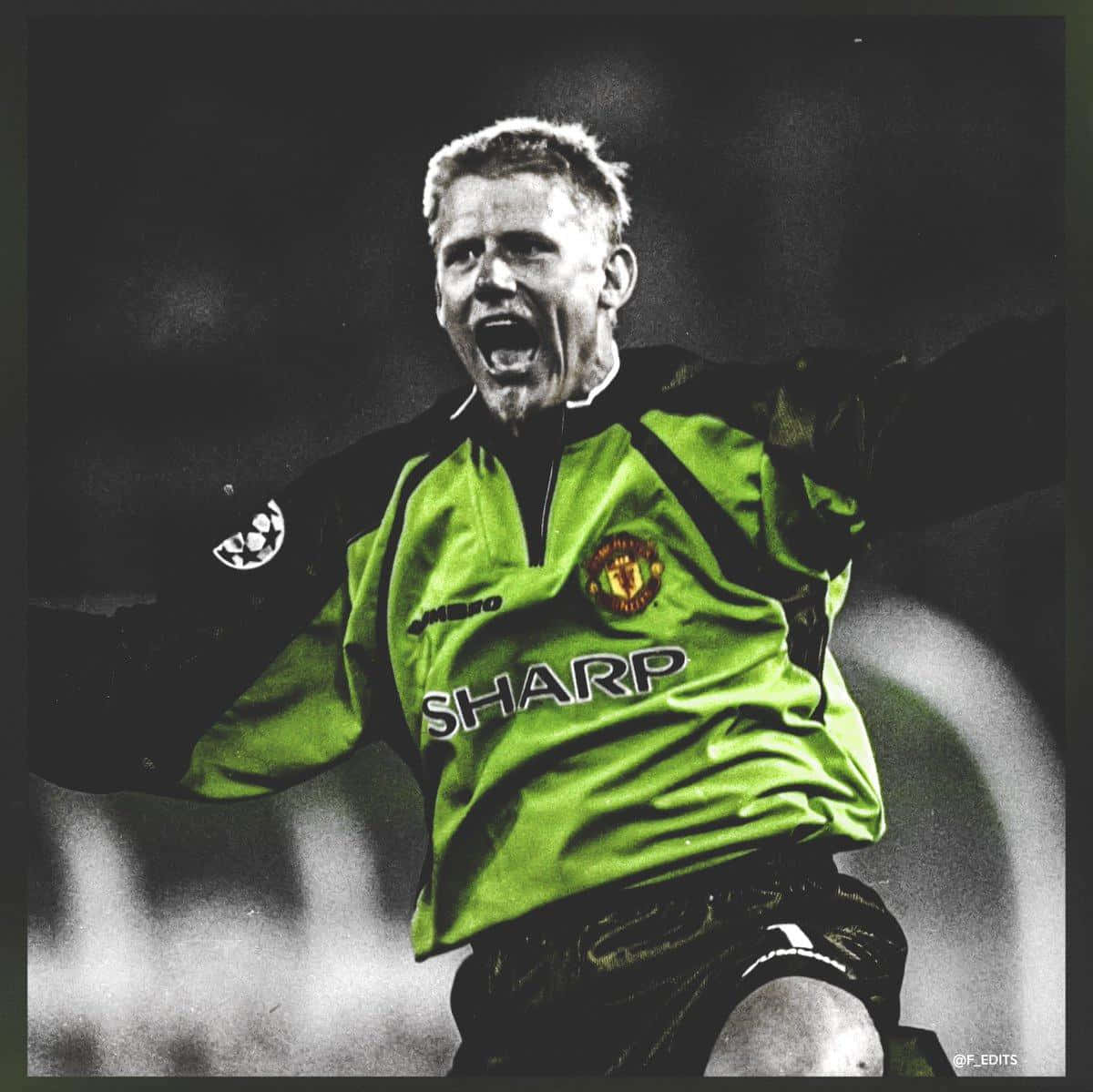 Peter Schmeichel Fanart Manchester United Wallpaper