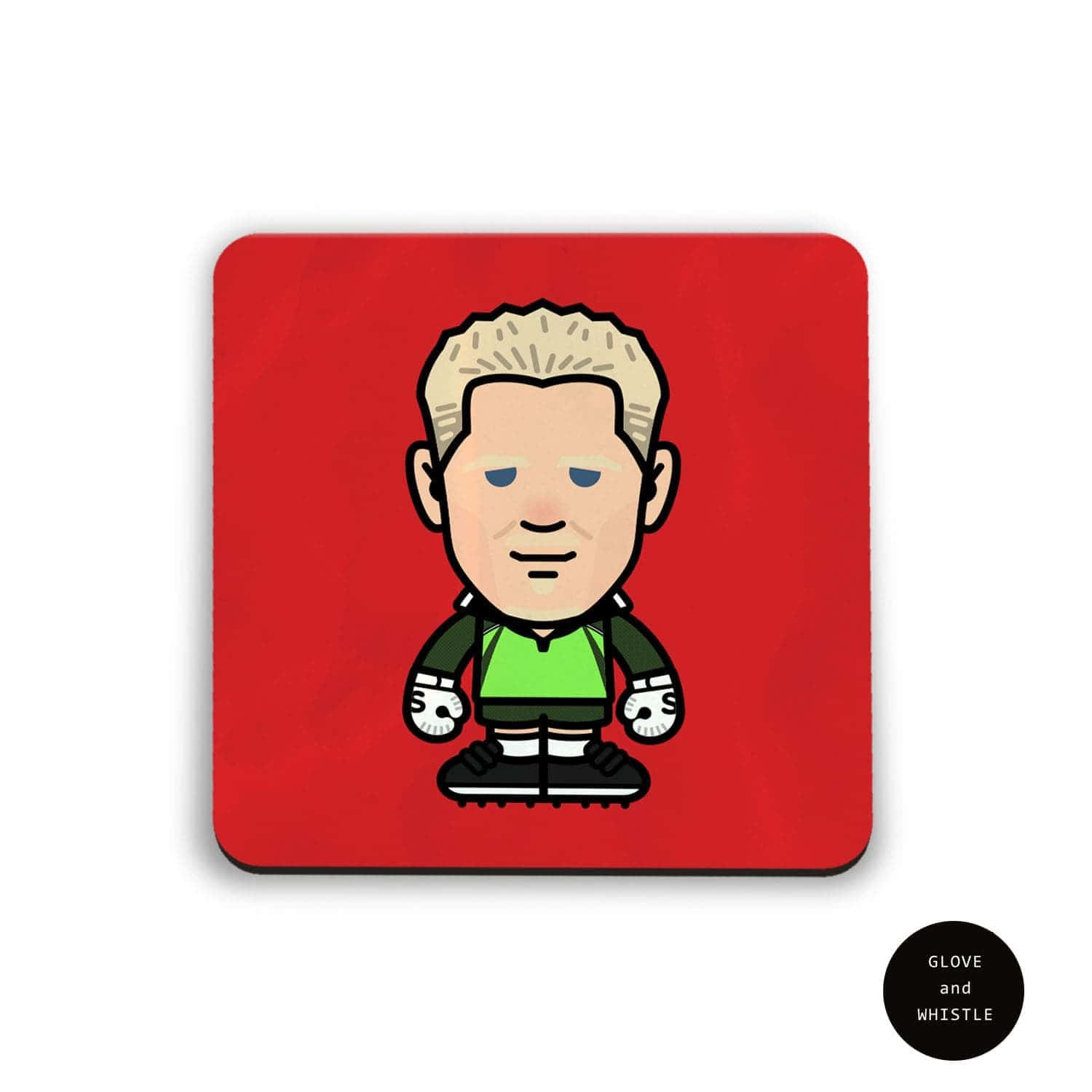 Peter Schmeichel Red Coaster Football Wallpaper