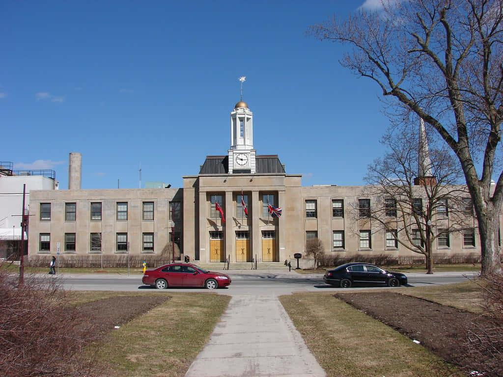 Peterborough City Hall Exterior Wallpaper