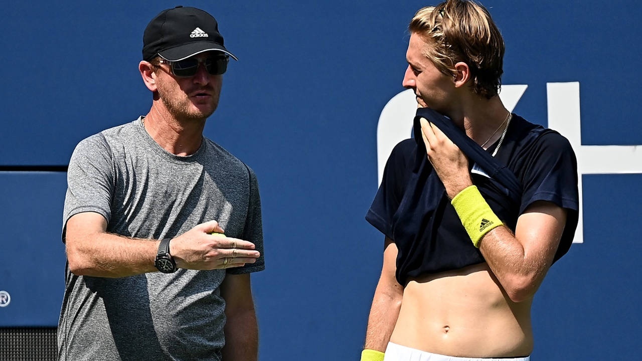 Petr Korda Coaching His Son Wallpaper