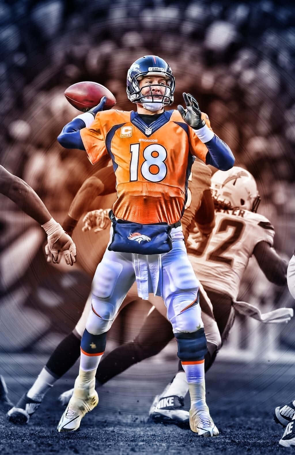 Peyton Manning 1024 X 1578 Wallpaper