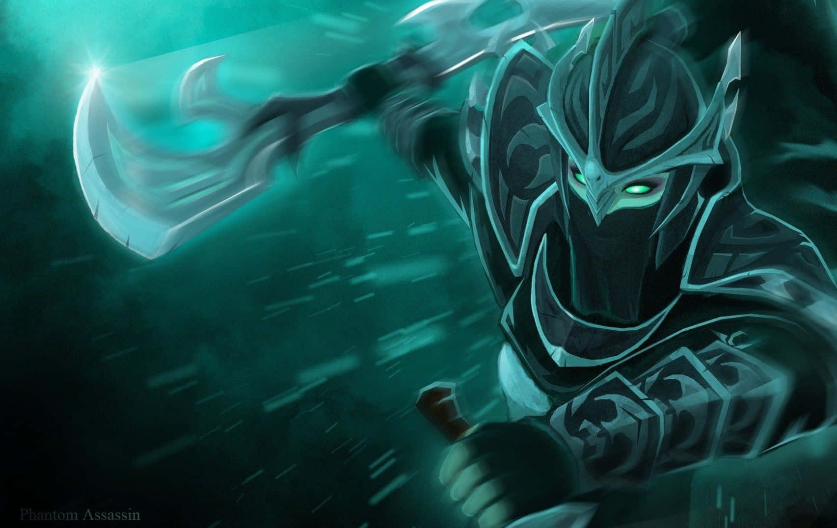 Phantom Assassin Strikes From The Shadows Wallpaper