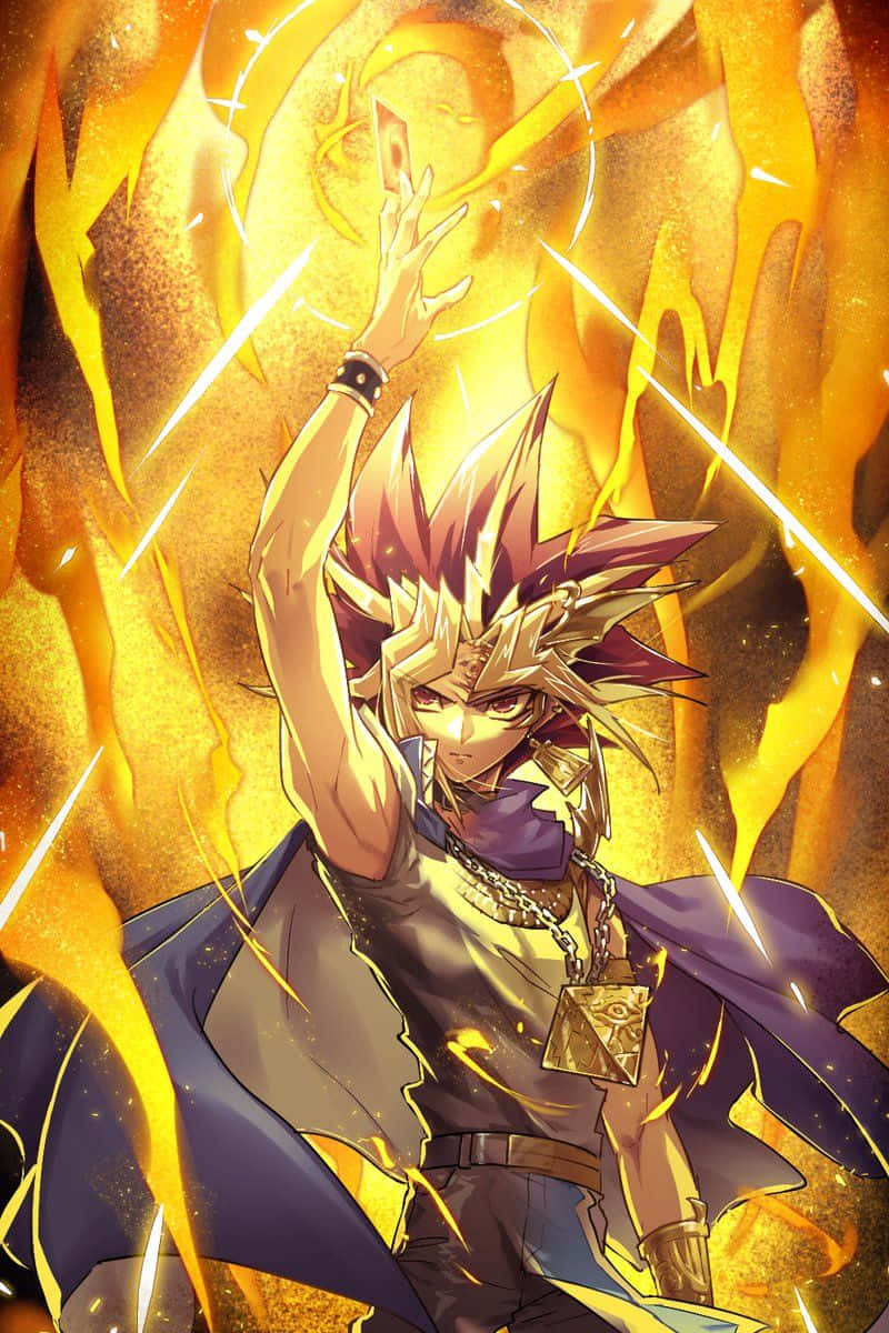 Pharaoh Atem - The Legendary Egyptian Ruler Wallpaper