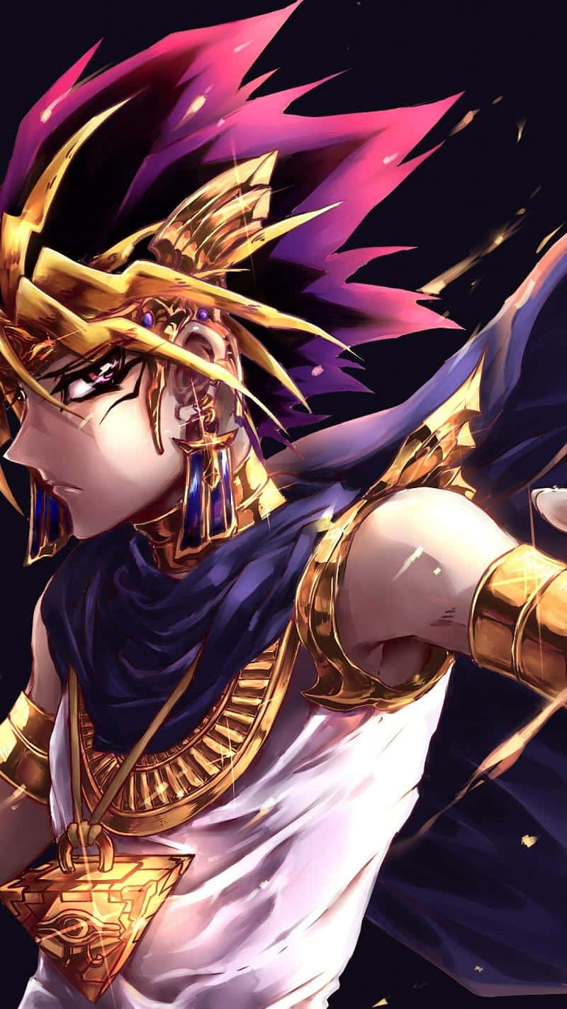 Pharaoh Atem - The Powerful Ancient Egyptian Ruler Wallpaper