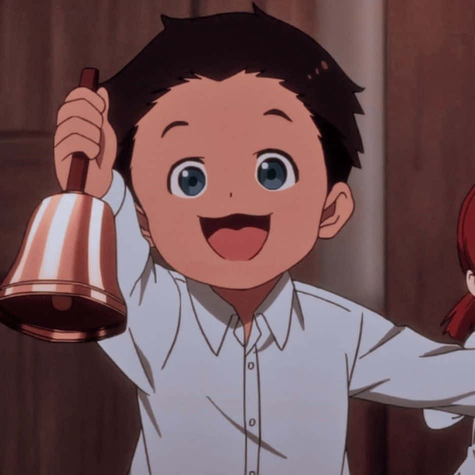 Phil From The Promised Neverland Anime Series Wallpaper