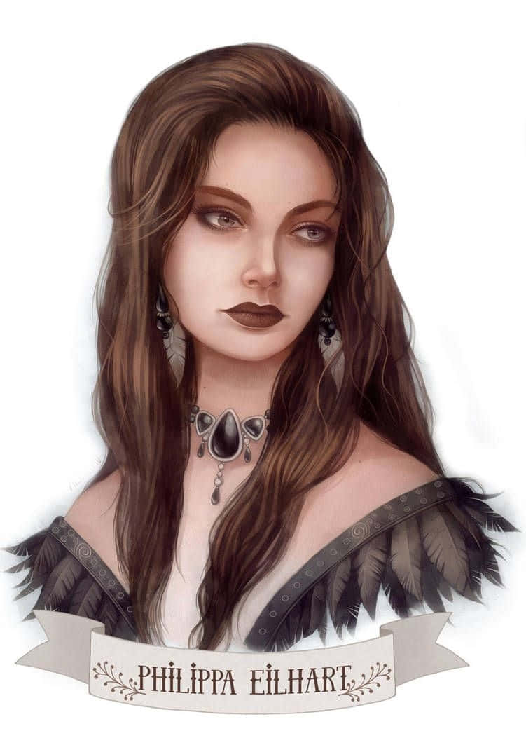 Philippa Eilhart Sorceress Portrait Wallpaper