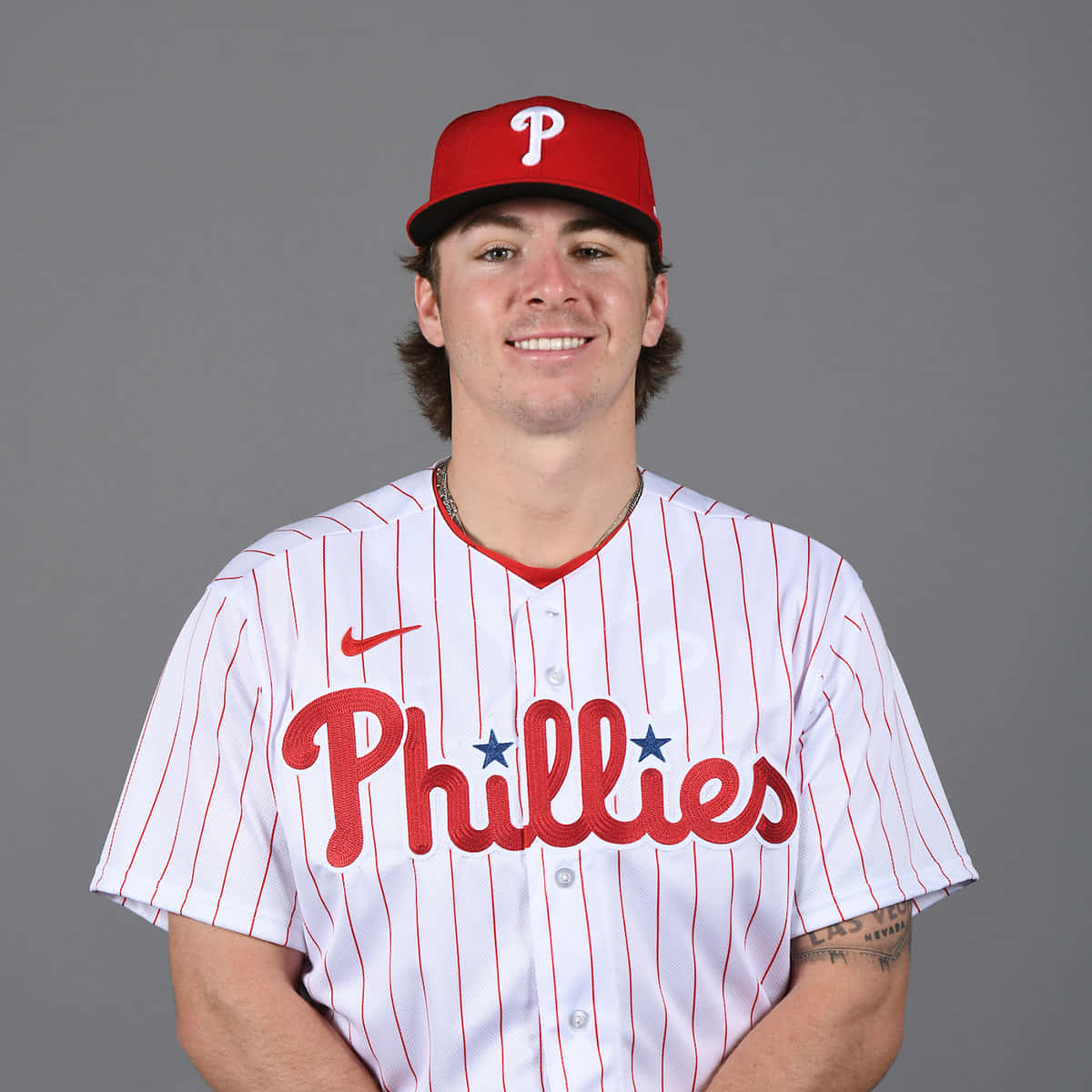 Phillies Player Portrait Bryson Stott Wallpaper