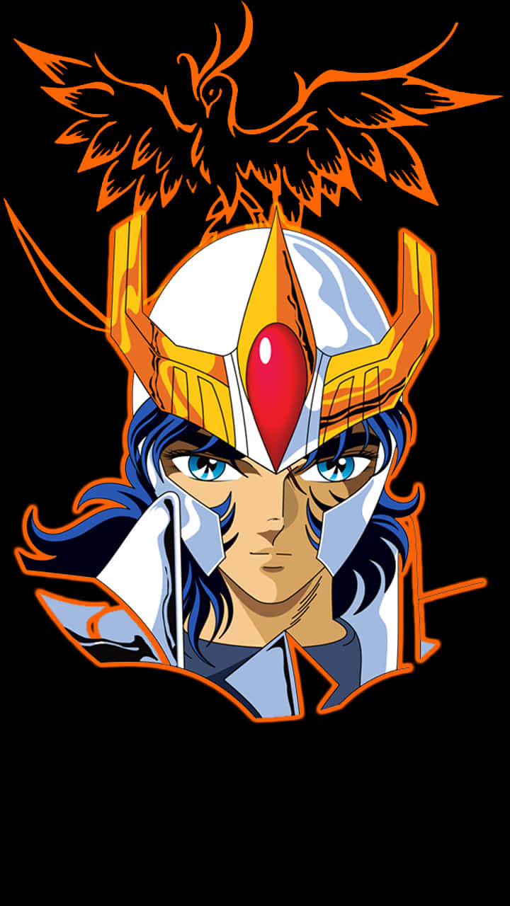 Phoenix_ Ikki_ Saint_ Seiya_ Portrait Wallpaper