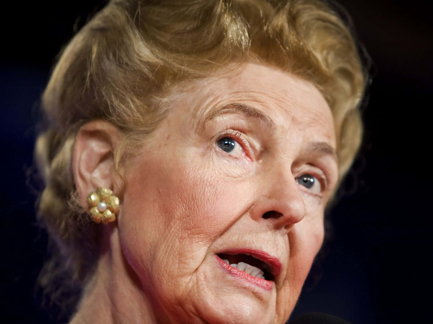 Phyllis Schlafly Black Background Wallpaper