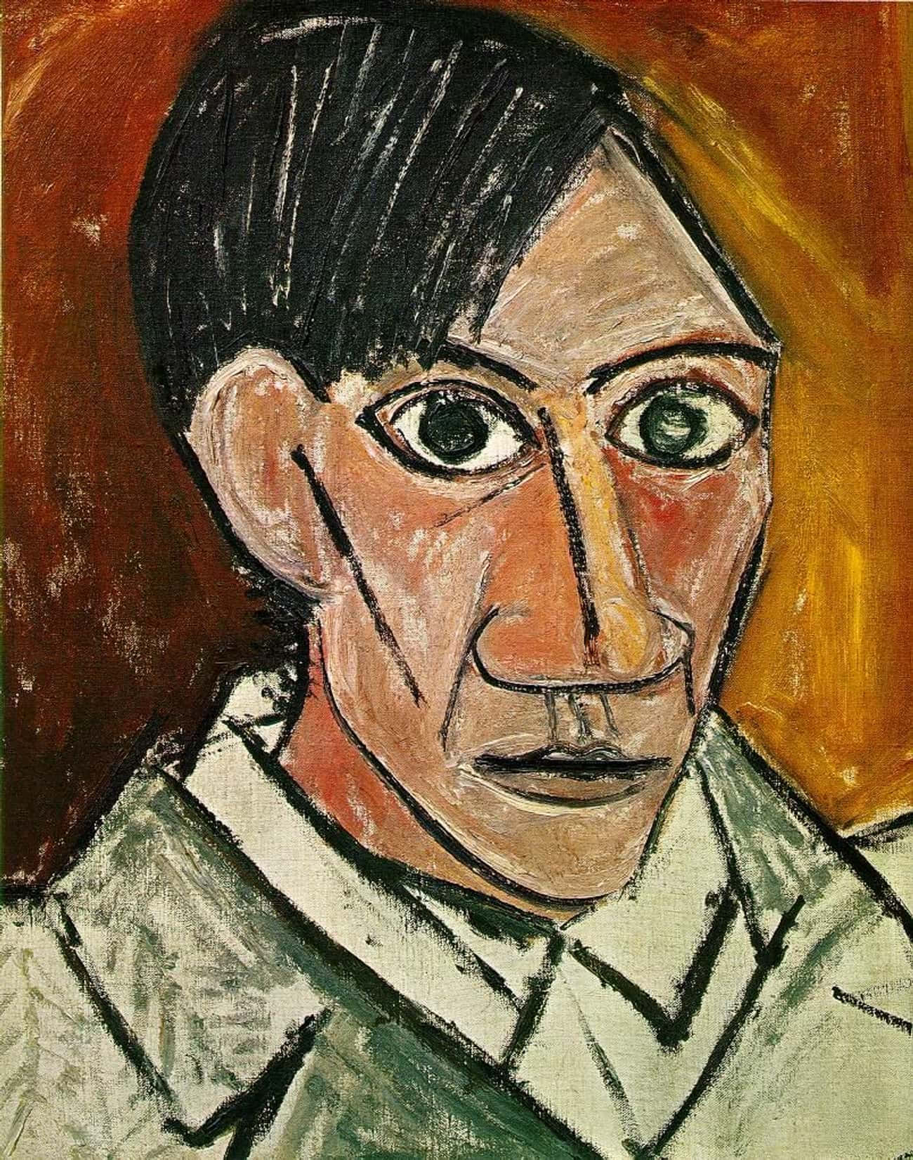 Picasso Style Portrait Painting Wallpaper