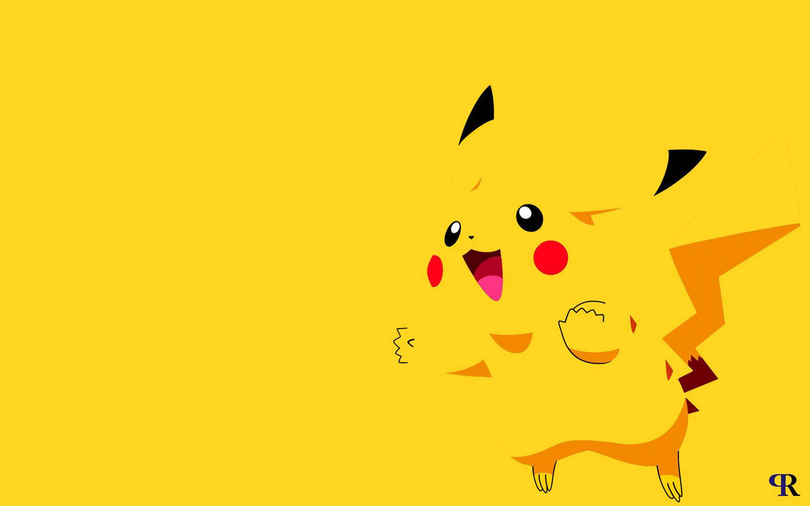 Pikachu In All Yellow Wallpaper